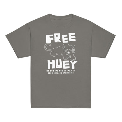 Free Huey Black Panther Party Classic Tee in gray