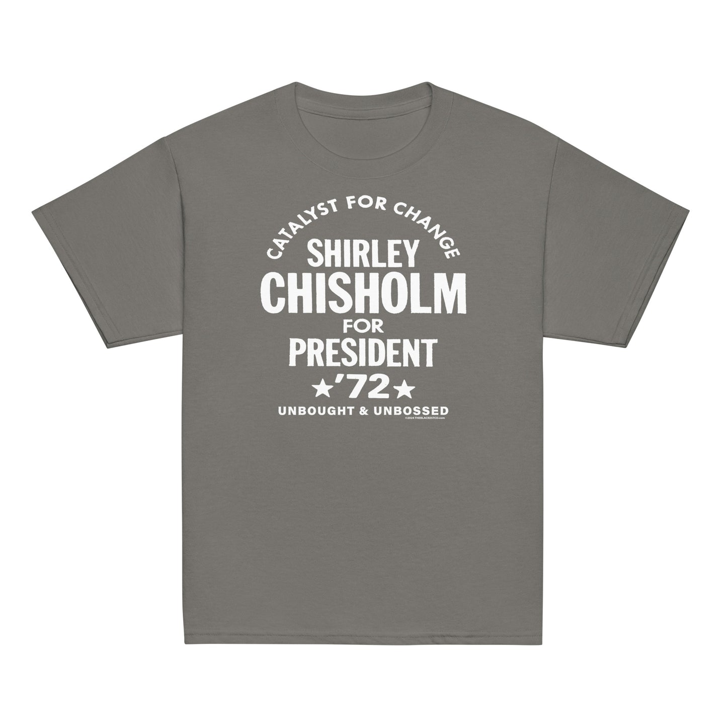 YOUTH Shirley Chisholm For President 72 Classic Tee in gray