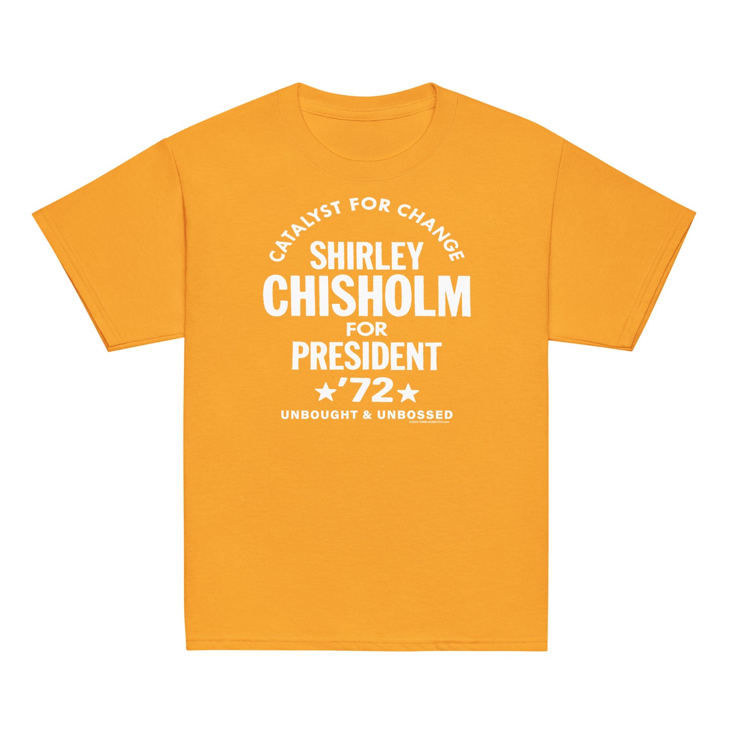 YOUTH Shirley Chisholm For President 72 Classic Tee in orange