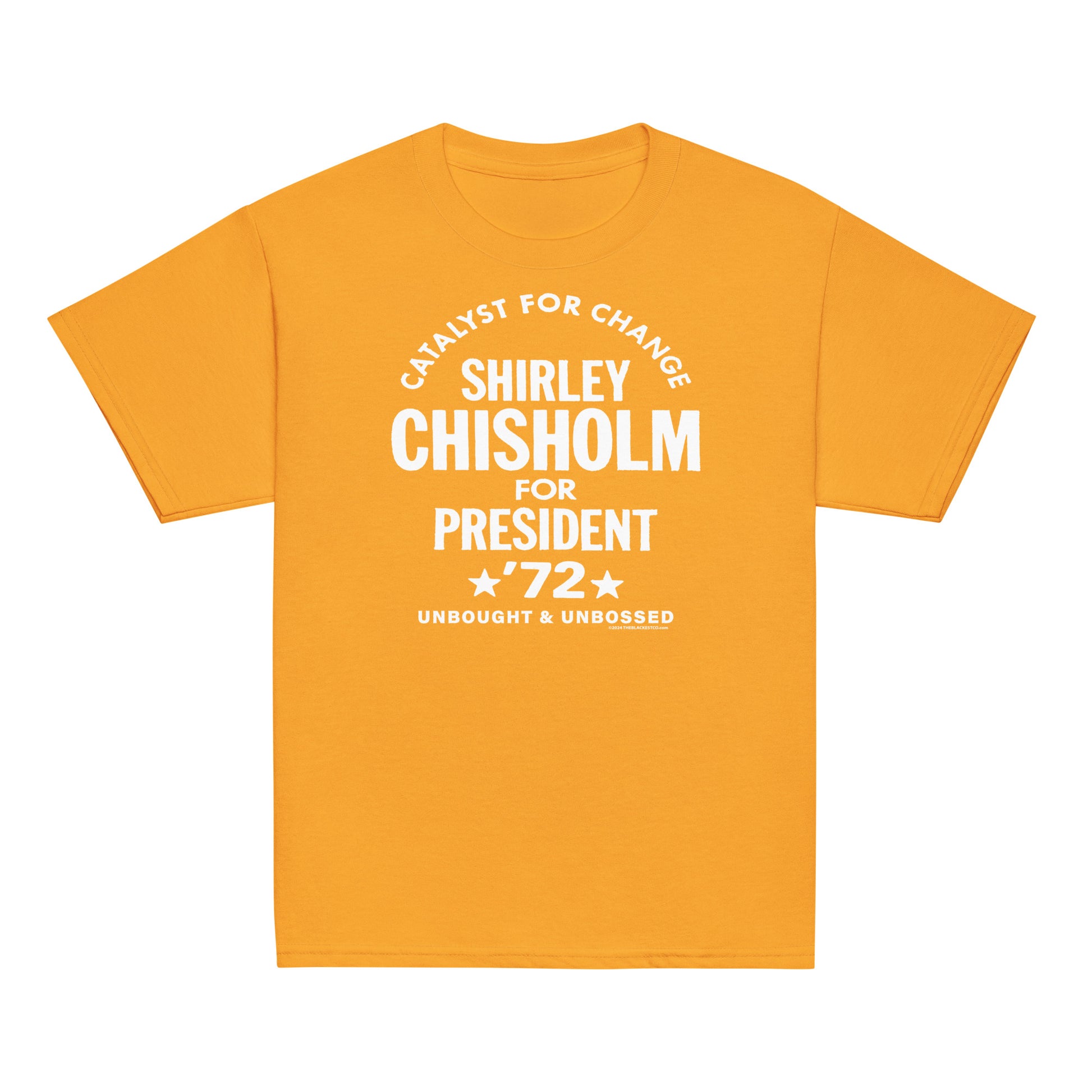 YOUTH Shirley Chisholm For President 72 Classic Tee in orange