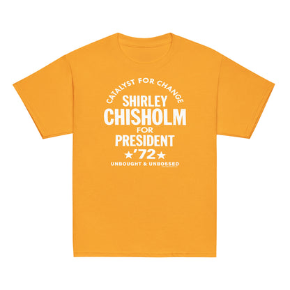 YOUTH Shirley Chisholm For President 72 Classic Tee in orange