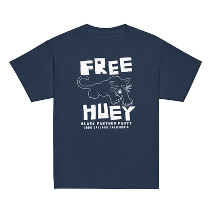 Free Huey Black Panther Party Classic Tee in navy