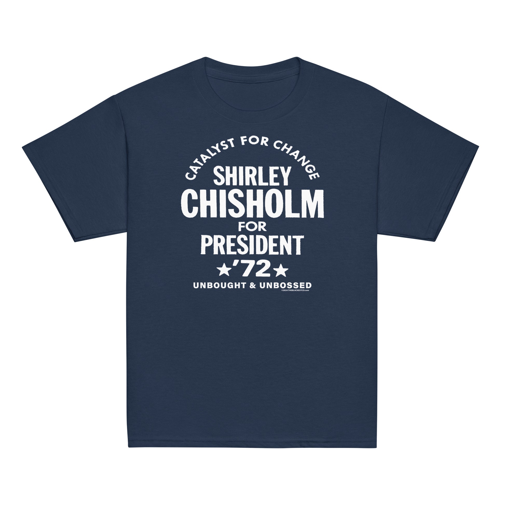YOUTH Shirley Chisholm For President 72 Classic Tee in navy
