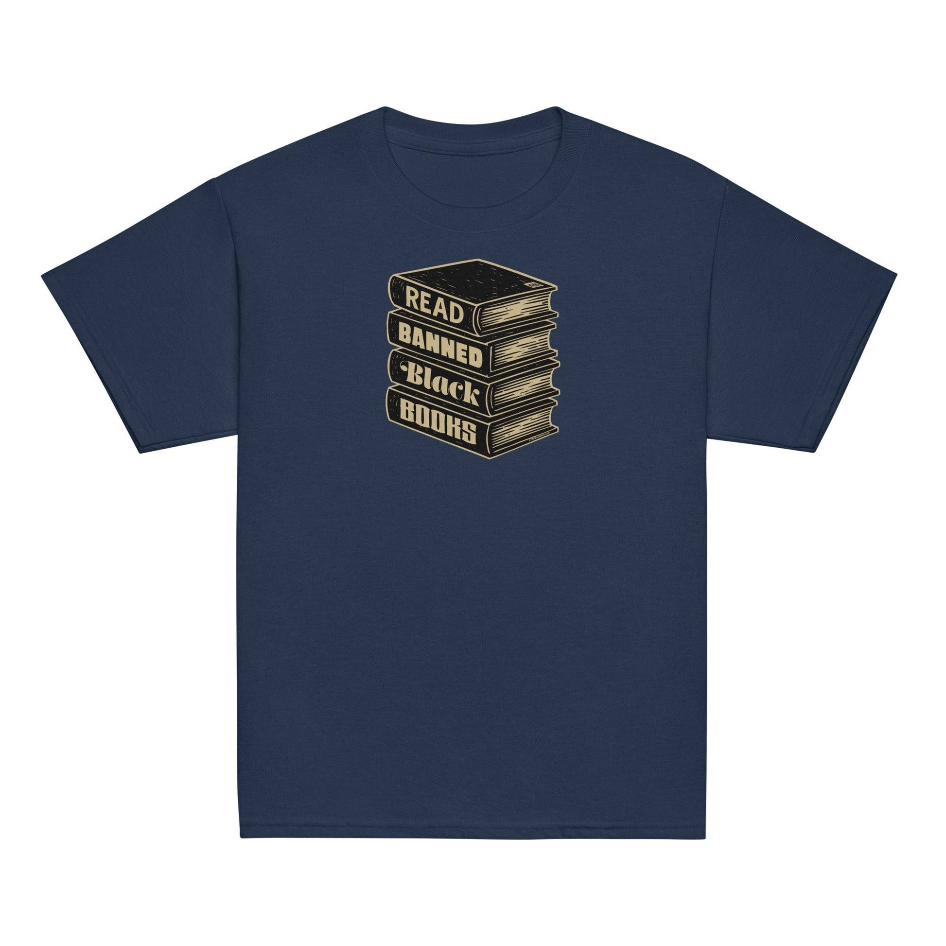 YOUTH Read Banned Black Books tee in navy