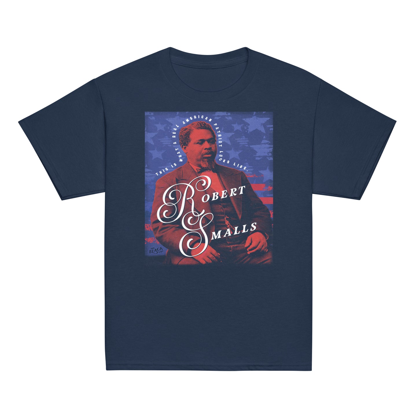 YOUTH Robert Smalls American Patriot Tee on navy background