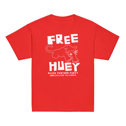 Free Huey Black Panther Party Classic Tee in red