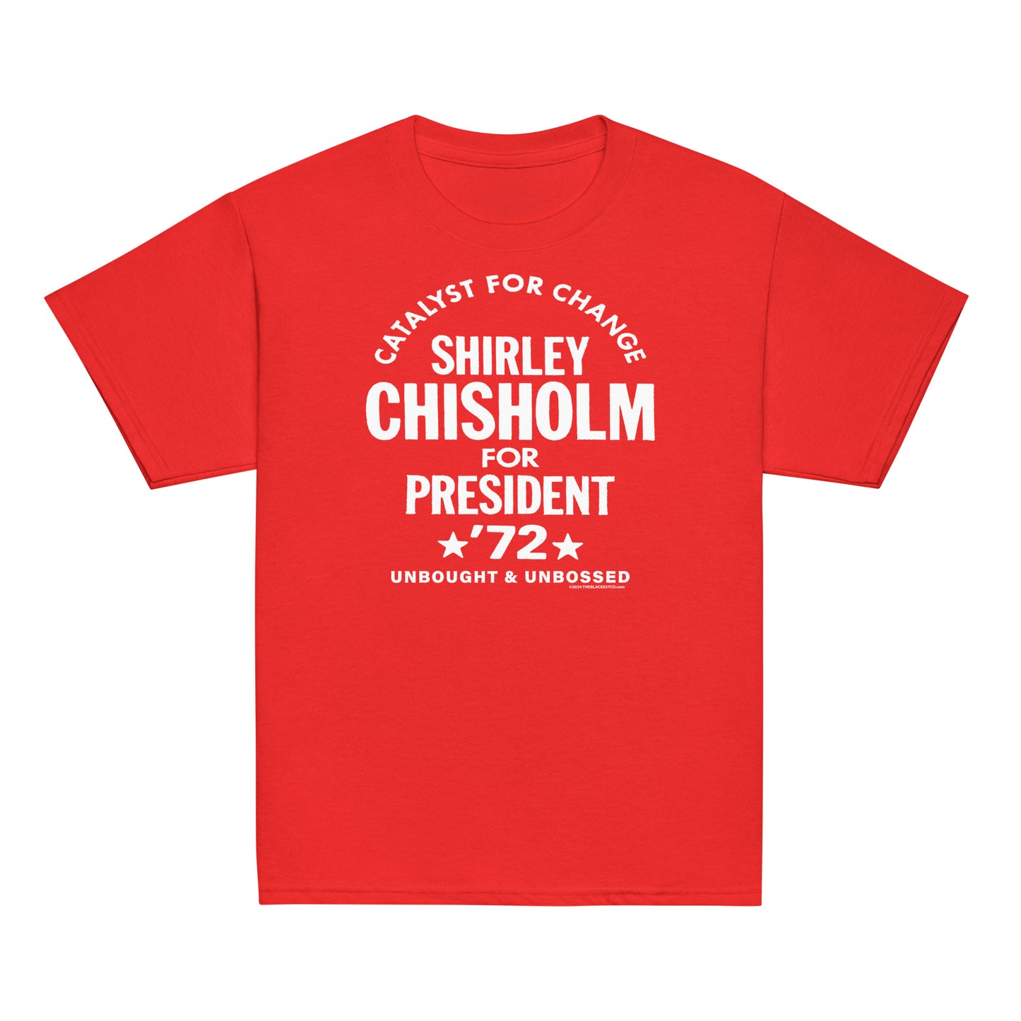 Youth Shirley Chisholm For President 72 Classic Tee flat view