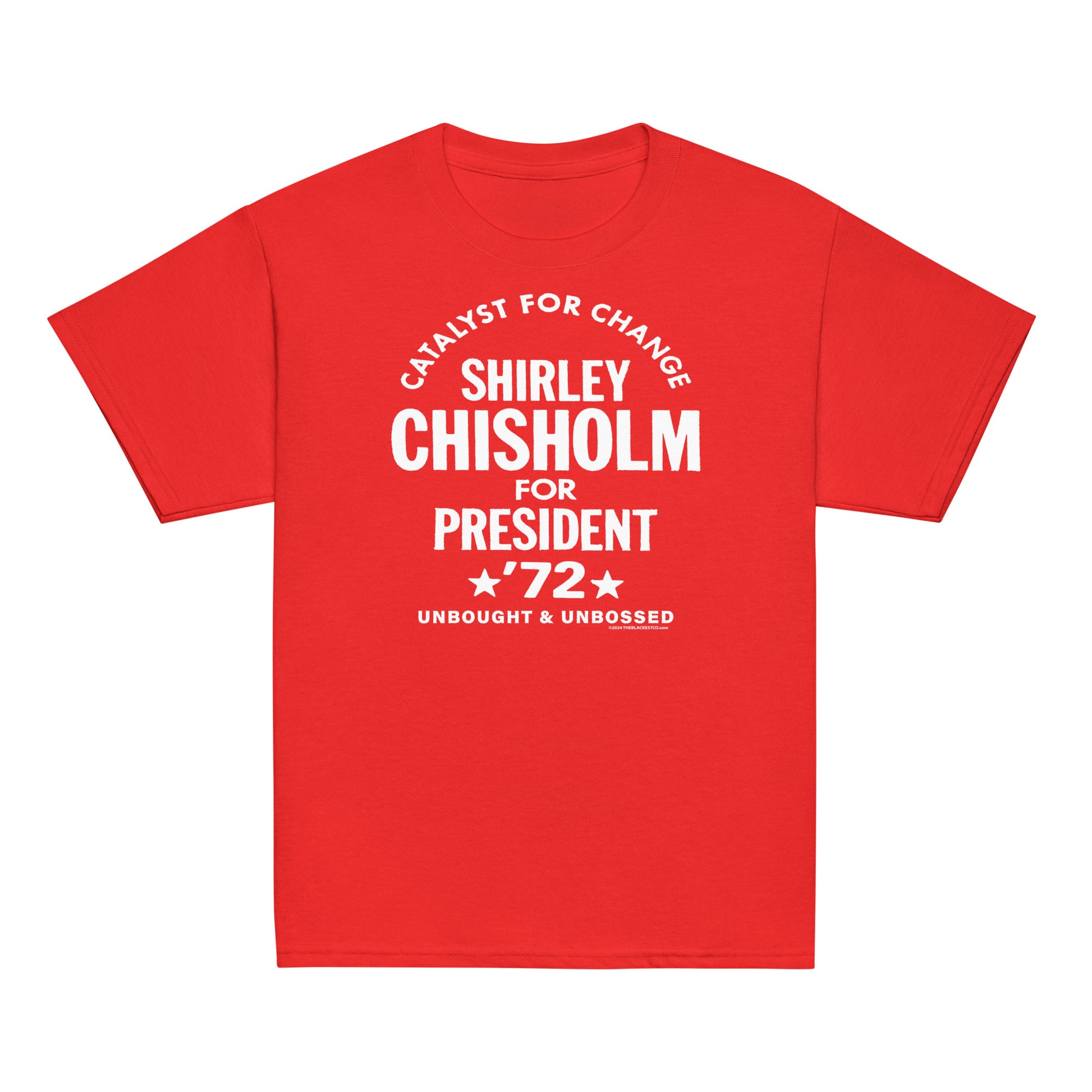 Youth Shirley Chisholm For President 72 Classic Tee flat view