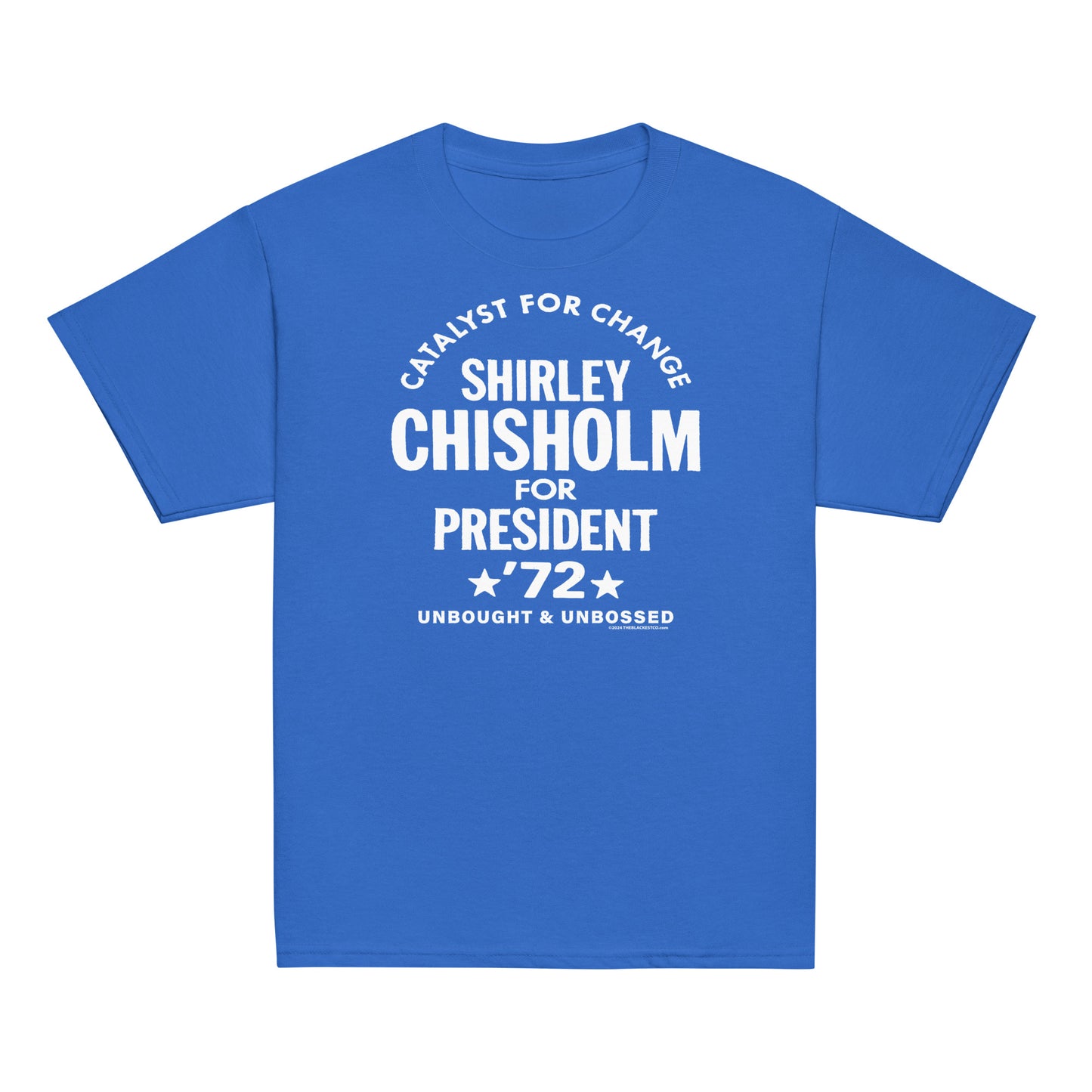 YOUTH Shirley Chisholm For President 72 Classic Tee in blue