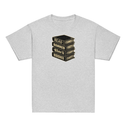 YOUTH Read Banned Black Books tee in gray