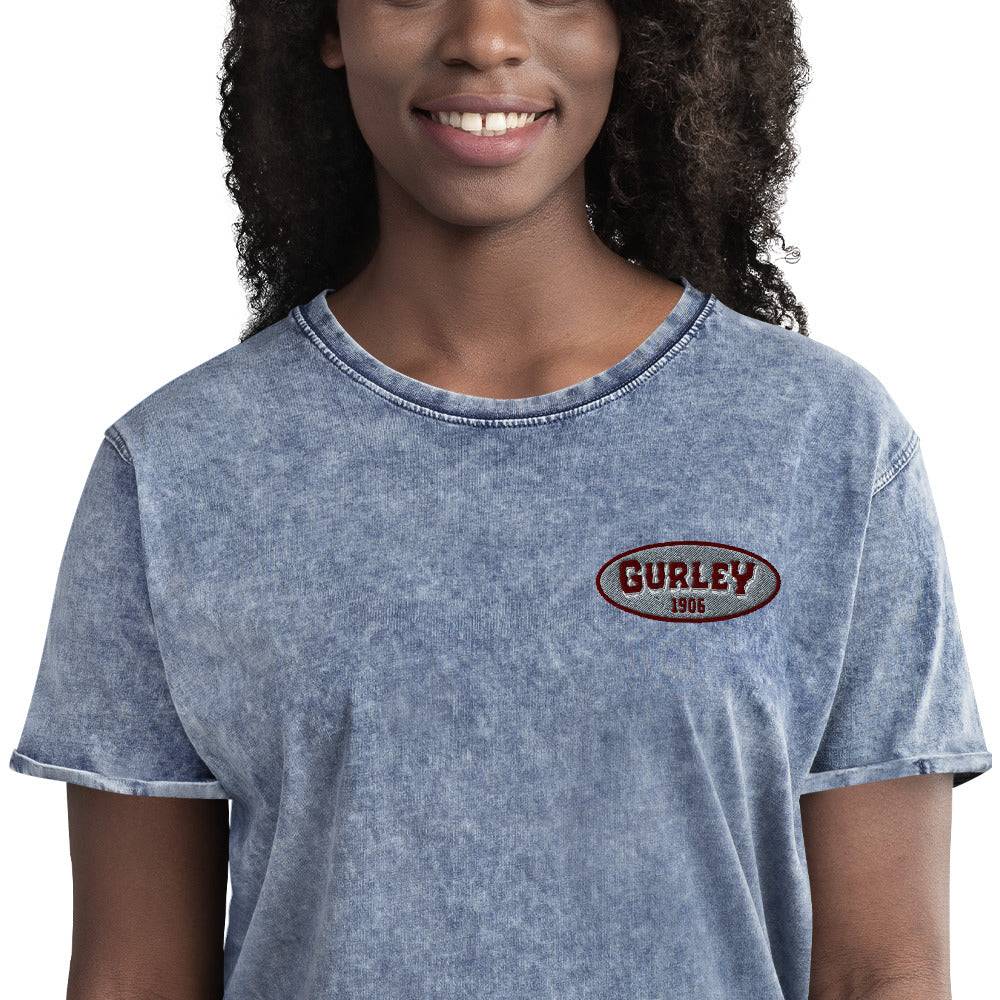 O. W. Gurley Embroidery Denim T Shirt