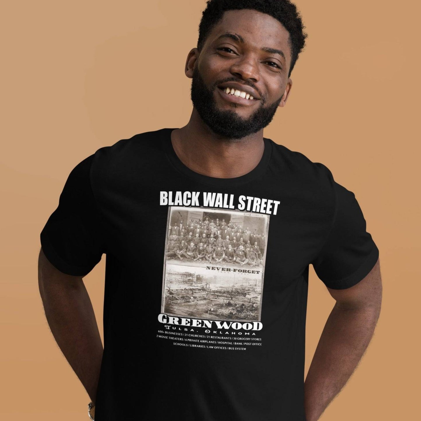 Black Wall Street Vintage Black History Unisex T Shirt